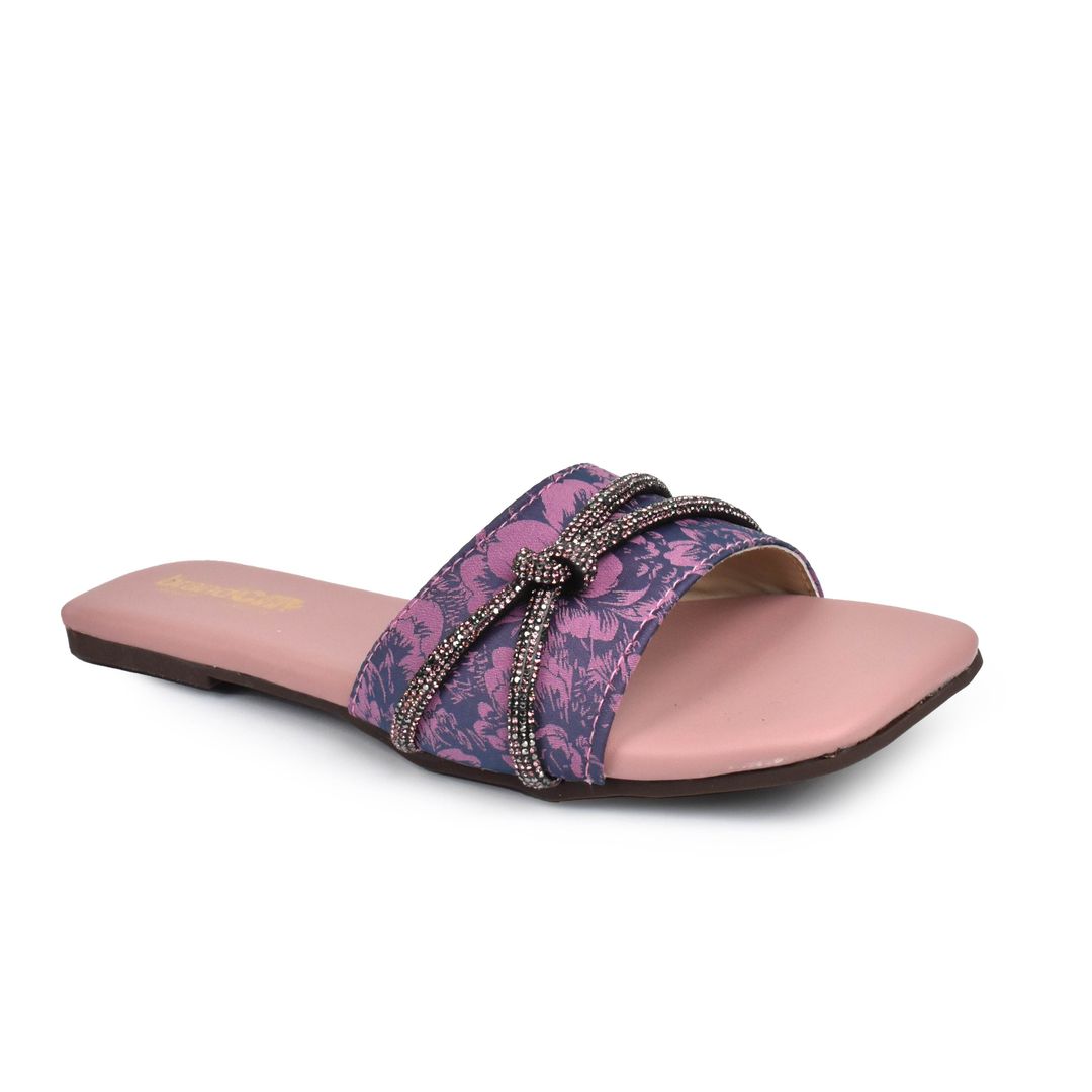 women purple flats m425
